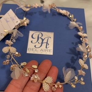 Bel aire bridal hair vine
